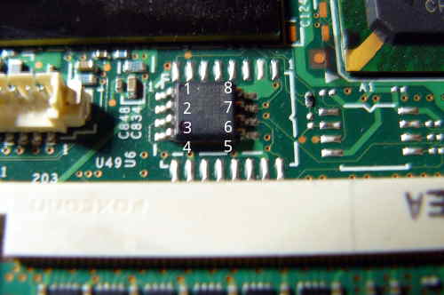 SOIC-8 SPI flash chip